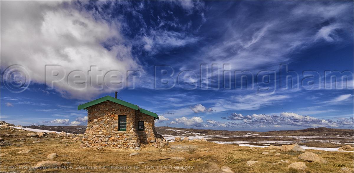 Peter Bellingham Photography Seamans Hut - Kosciuszko NP - NSW T (PBH4 00 10546)